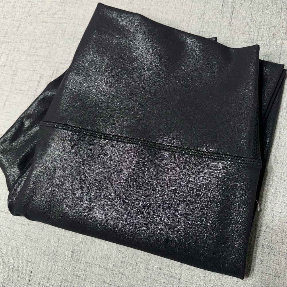 Lululemon Align High Rise Pant Leggings Shine Radiant Foil Black Print 14 NWT - Picture 8 of 13
